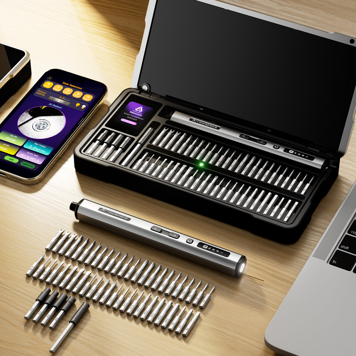 S1 - The world's first AI screwdriver with eyes and a brain